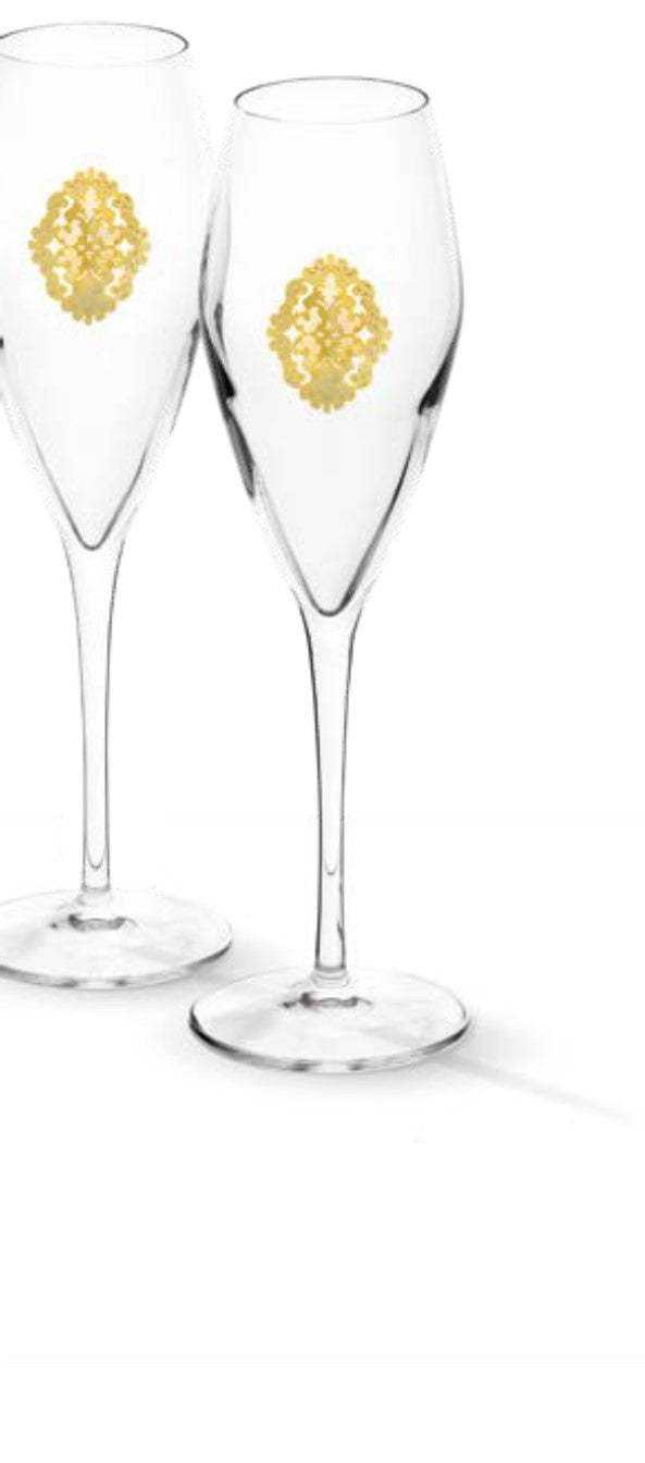 Champagne glasses COUPLE FLUETE ATELIER ARABESQUE